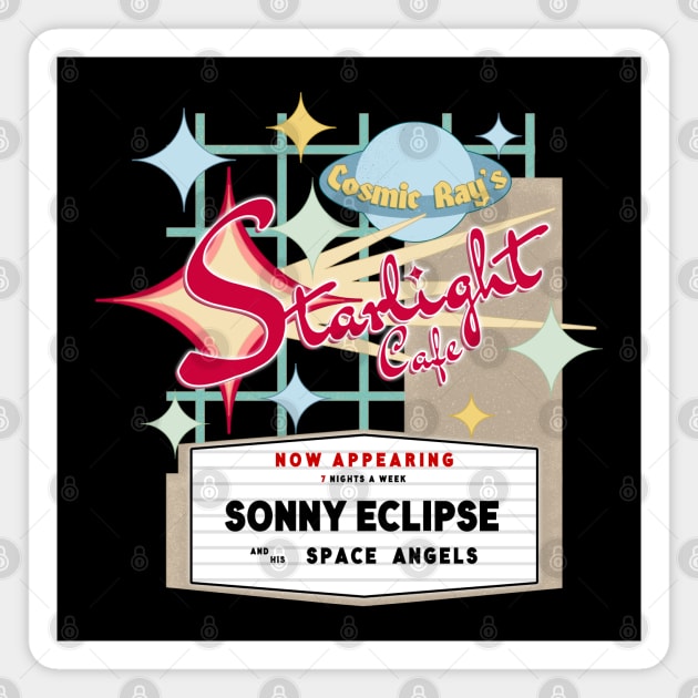 Starlight Cafe Sign Magnet by ThemeParkPreservationSociety